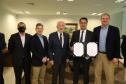 Com apoio do Estado, DAF confirma investimento de R$ 395 milhões em fábrica de Ponta Grossa Foto: Ari Dias/AEN Com apoio do Estado, DAF confirma investimento de R$ 395 milhões em fábrica de Ponta Grossa