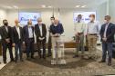 O grupo Unium, marca institucional das cooperativas Frísia, Castrolanda e Capal, confirmou o investimento de R$ 460 milhões na construção de uma nova planta em Ponta Grossa, nos Campos Gerais O anúncio da expansão foi feito nesta segunda-feira (20), no Palácio Iguaçu, pelo governador Carlos Massa Ratinho Junior e pelos presidentes das cooperativas, Renato Greidanus (Frísia), Erik Bosch (Capal) e Willem Bouwman (Castrolanda) - Curitiba, 20/12/2021 Foto: Gilson Abreu/AEN O anúncio da expansão foi feito nesta 