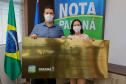 Ganhador de R$ 1 milhão do Nota Paraná recebe prêmio no dia do seu aniversário