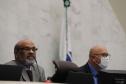 Secretário estadual da Fazenda, Renê de Oliveira Garcia Junior, apresenta os dados relativos ao cumprimento das metas fiscais dos primeiros quatro meses de 2022