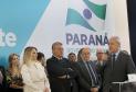 A governadora Cida Borghetti deu posse ao novo secretário da Fazenda de Estado do Paraná, José Luiz Bovo, durante cerimônia realizada na manhã desta segunda-feira (7) no Palácio Iguaçu, em Curitiba.