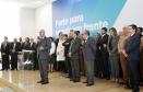A governadora Cida Borghetti deu posse ao novo secretário da Fazenda de Estado do Paraná, José Luiz Bovo, durante cerimônia realizada na manhã desta segunda-feira (7) no Palácio Iguaçu, em Curitiba.