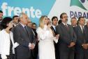 A governadora Cida Borghetti deu posse ao novo secretário da Fazenda de Estado do Paraná, José Luiz Bovo, durante cerimônia realizada na manhã desta segunda-feira (7) no Palácio Iguaçu, em Curitiba.