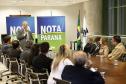 No mês de maio, três mães foram as ganhadoras dos maiores prêmios do 30 sorteio do Programa Nota Paraná. Elas são de Colombo, Maringá e Piraí do Sul e foram premiadas com os valores de R$ 200 mil, R$ 120 mil e R$ 80 mil. Os prêmios foram entregues pela governadora Cida Borghetti nesta quarta, no Palácio Iguacu.  
