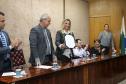 Governadora Cida Borghetti assina a promoção de 41 auditores da Receita Estadual.