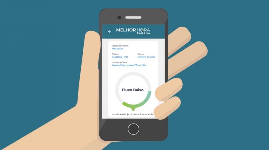 Tela do Aplicativo Melhor Hora