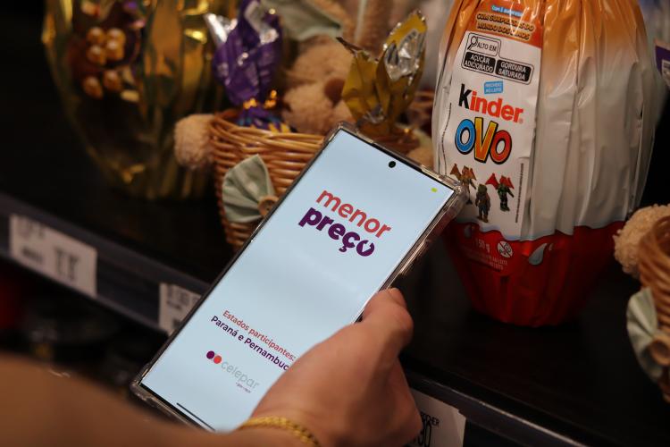 Caça aos ovos: aplicativo Menor Preço