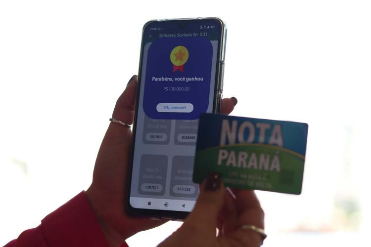 Parabéns, você ganhou R$ 100.000,00