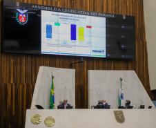 O secretário de Estado da Fazenda, Renê Garcia Júnior, apresenta os dados do Governo relativos ao cumprimento das metas fiscais referente ao 2º quadrimestre de 2021
