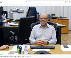Secretário da Fazenda faz palestra no Webinar de comemoração aos 60 anos da FGV/EPGE
