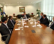 Com apoio do Estado, DAF confirma investimento de R$ 395 milhões em fábrica de Ponta Grossa Foto: Ari Dias/AEN Com apoio do Estado, DAF confirma investimento de R$ 395 milhões em fábrica de Ponta Grossa