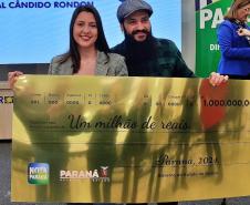 Nota Paraná entrega prêmio de R$ 1 milhão a moradora de Marechal Cândido Rondon