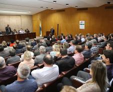 Governadora Cida Borghetti assina a promoção de 41 auditores da Receita Estadual.