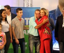 A governadora Cida Borghetti entregou nesta sexta-feira (14) os três principais prêmios do 37º sorteio do Programa Nota Paraná, durante cerimônia na sede da Sanepar, em Curitiba