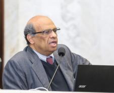 Audiência pública de prestação de contas do governo do Estado do primeiro quadrimestre de 2019 com o secretário de Estado da Fazenda (SEFA), Renê Garcia Júnior no plenário da Assembleia Legislativa do Paraná.   Curitiba, 05/06/2019