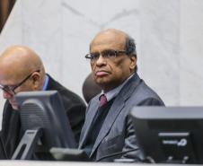 Audiência pública de prestação de contas do governo do Estado do primeiro quadrimestre de 2019 com o secretário de Estado da Fazenda (SEFA), Renê Garcia Júnior no plenário da Assembleia Legislativa do Paraná.   Curitiba, 05/06/2019