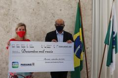 Fazenda entrega prêmios aos novos ganhadores do Nota Paraná 