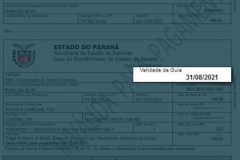 Boletos de taxas e tributos passam a ter data de vencimento no Paraná