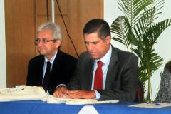 José Barroso Tostes Neto e Cláudio José Trinchão Santos, secretários da Fazenda do Pará e do Maranhão, respectivamente