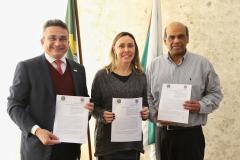A Secretaria da Fazenda assinou nesta segunda-feira (20) um acordo de cooperação técnica com a Procuradoria Geral do Estado (PGE-PR) e a Controladoria Geral da União (CGU).