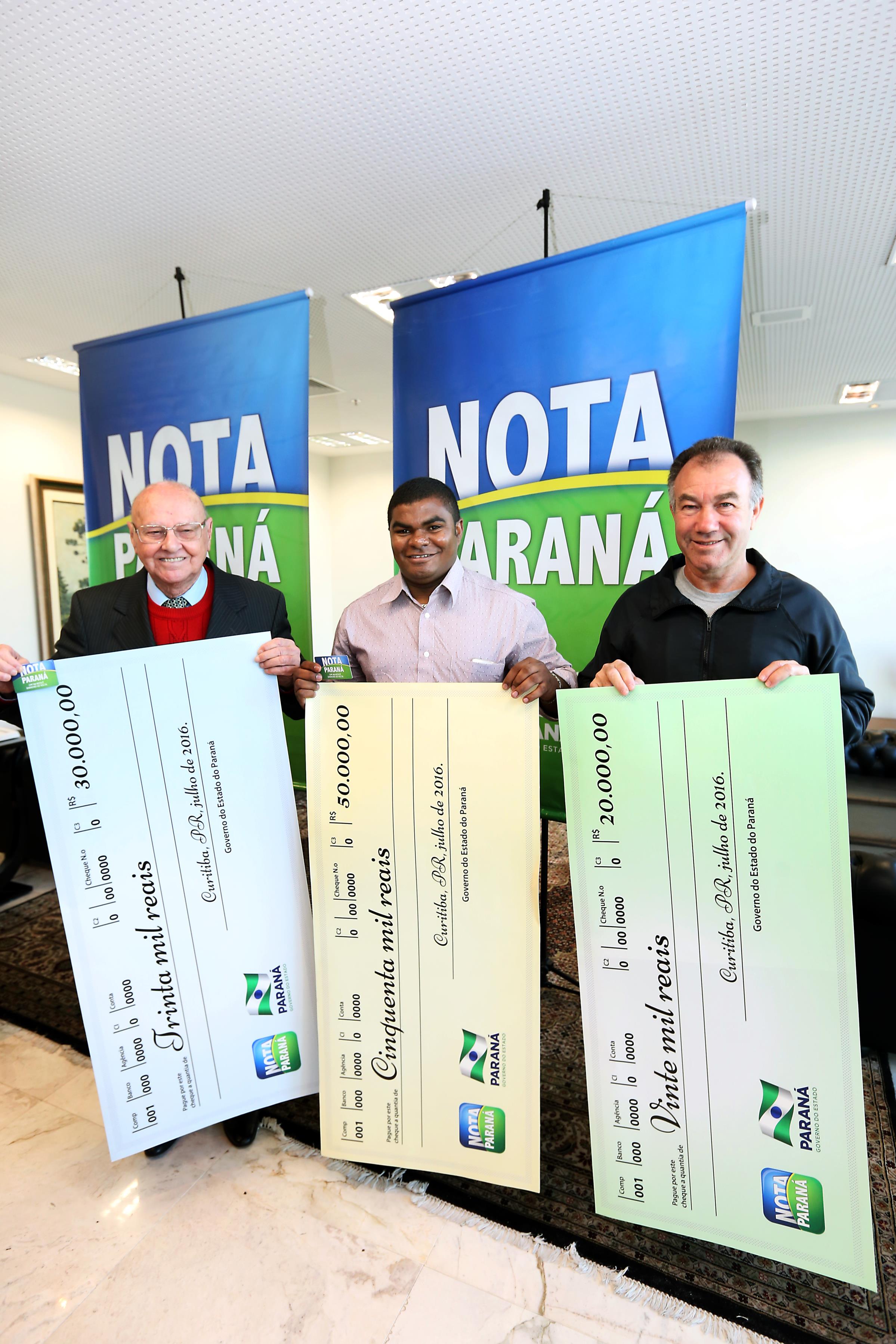 R$ 202 milhões foram liberados pelo Nota Paraná