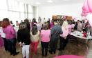 Na manhã desta sexta-feira (18), servidoras da Secretaria da Fazenda e da Receita Estadual participaram de um café com a finalidade de alertá-las sobre a necessidade da prevenção ao câncer de mama. A secretária Jozélia Nogueira enfatizou a importância da mulher “dar mais atenção à saúde” fazendo os exames periódicos para evitar o surgimento de doenças. 