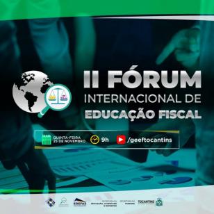 II Fórum Internacional de Educação Fiscal