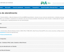 Canais de atendimento