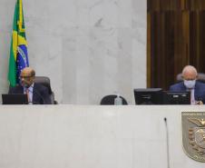 O secretário de Estado da Fazenda, Renê Garcia Júnior, apresenta os dados do Governo relativos ao cumprimento das metas fiscais referente ao 2º quadrimestre de 2021