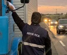 Receita promove fiscalização no transporte de mercadorias em São Luiz do Purunã