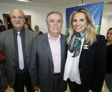 A governadora Cida Borghetti durante a entrega dos prêmios da 35ª premiação do programa Nota Paraná, do mês de outubro em evento no Palácio Iguaçu nesta quarta-feira (24). 
