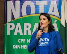 O Governo do Estado entrega os três principais prêmios do sorteio de março do programa Nota Paraná. A solenidade de premiação aconteceu na Secretaria de Estado da Fazenda, em Curitiba nesta quinta-feira (21).  