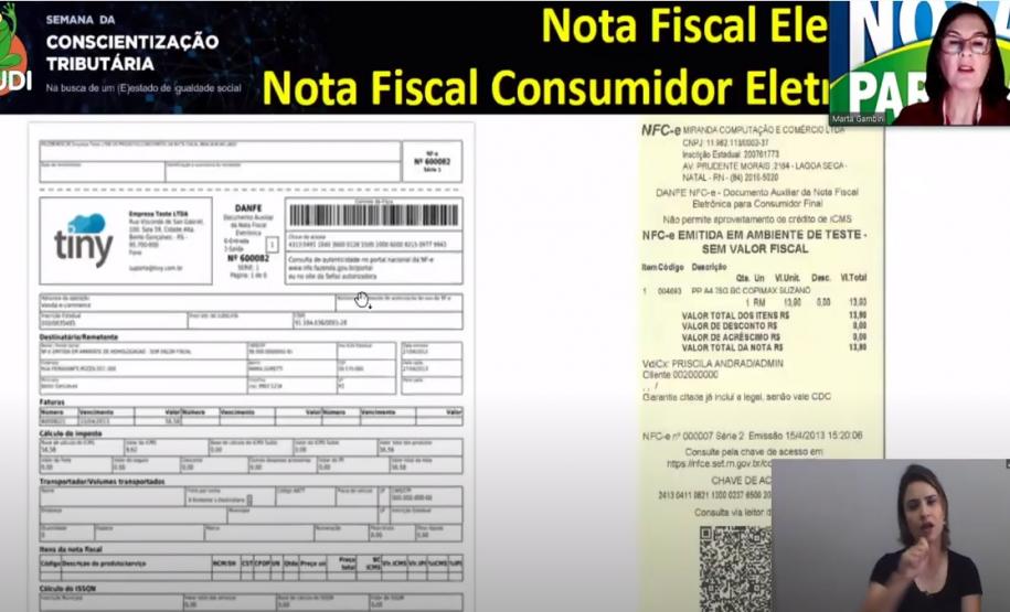 Notas fiscais válidas