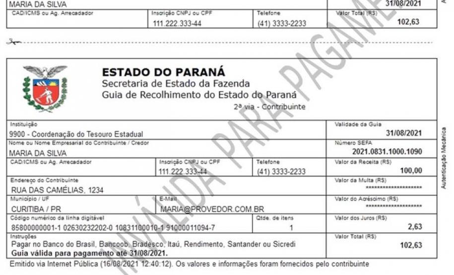 Fazenda moderniza Guia de Recolhimento com pagamentos via PIX
