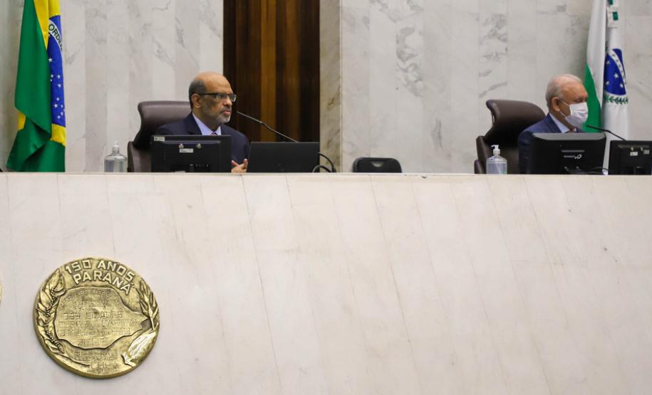 O secretário de Estado da Fazenda, Renê Garcia Júnior, apresenta os dados do Governo relativos ao cumprimento das metas fiscais referente ao 2º quadrimestre de 2021