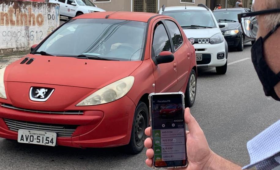 Receita Estadual fiscaliza recolhimento do IPVA em Ponta Grossa e retém 45 veículos
