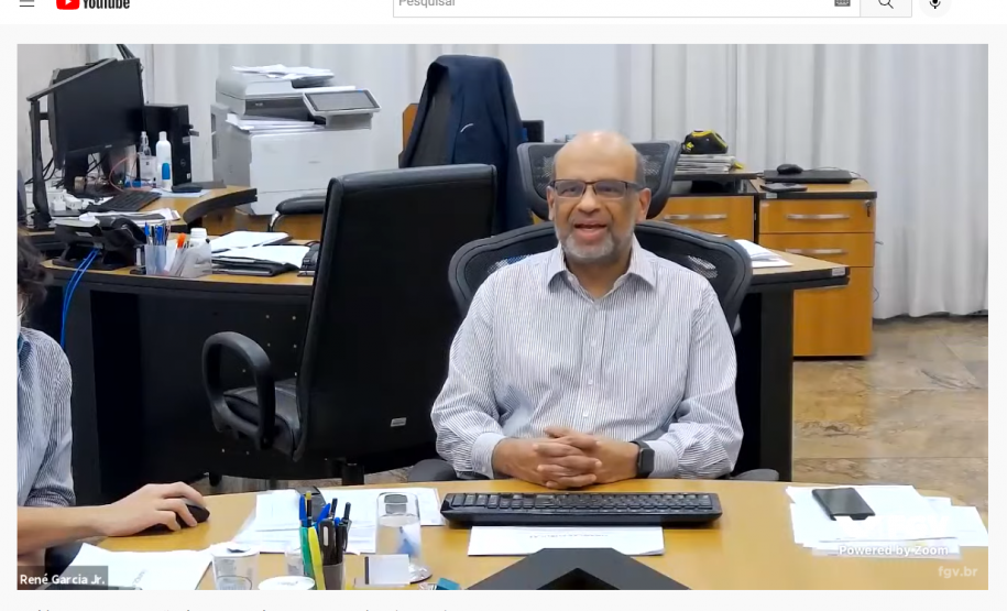 Secretário da Fazenda faz palestra no Webinar de comemoração aos 60 anos da FGV/EPGE