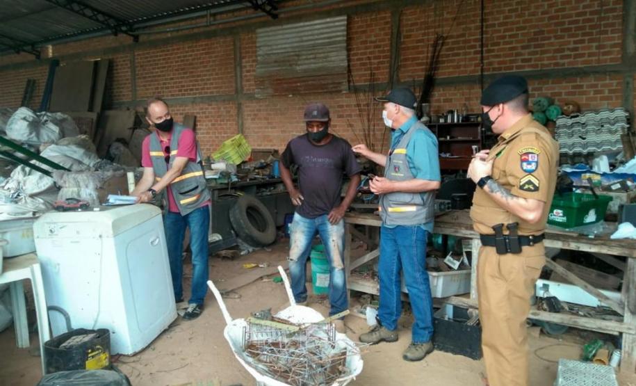 Operação da Receita Estadual combate receptação e sonegação em Castro