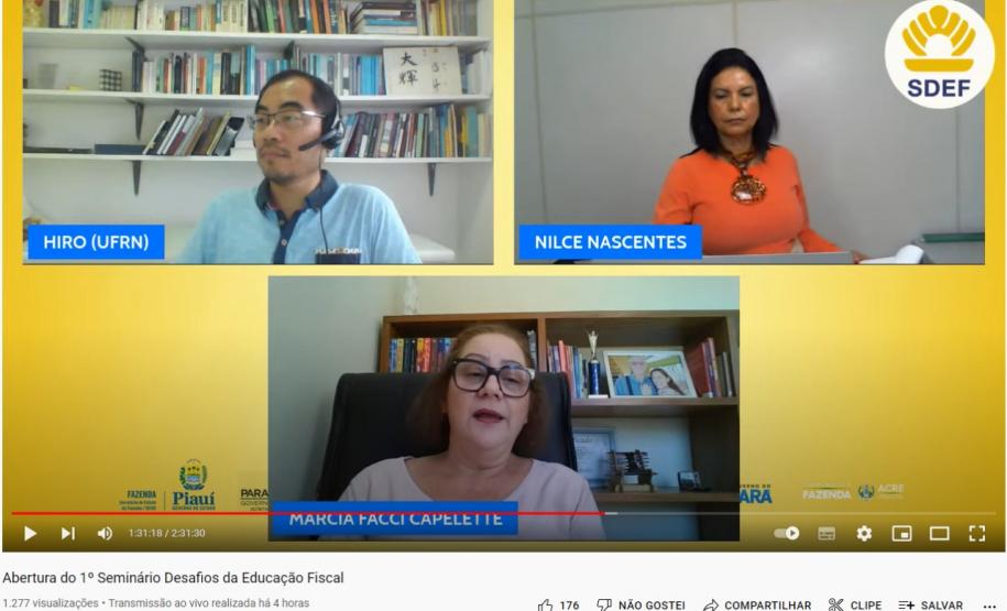 Em seminário nacional, Paraná destaca a importância da educação fiscal para a população