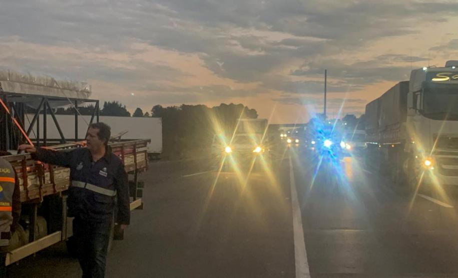 Receita promove fiscalização no transporte de mercadorias em São Luiz do Purunã