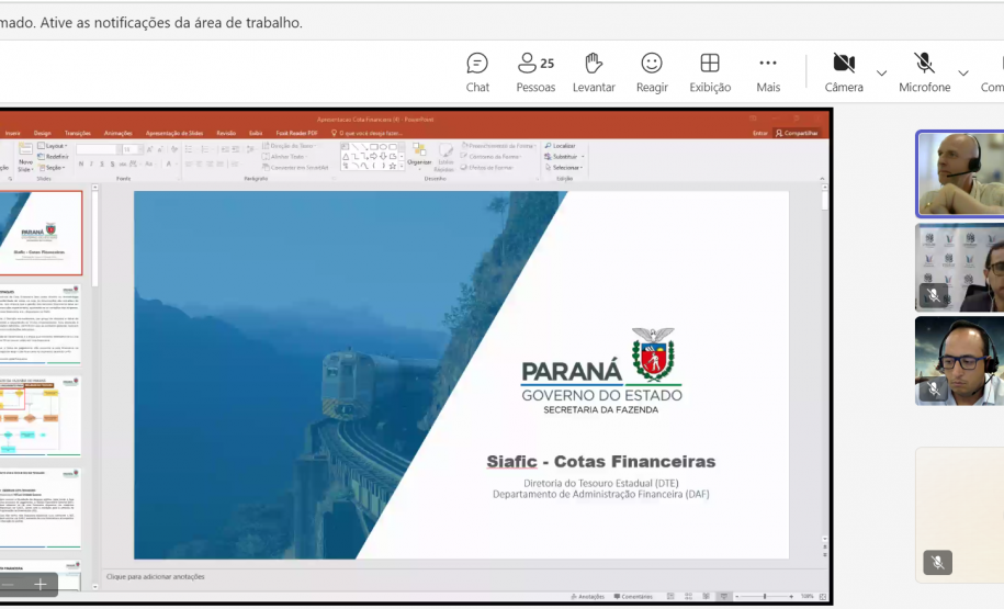Fazenda do Paraná e Espírito Santo compartilham metodologias de execuções financeiras