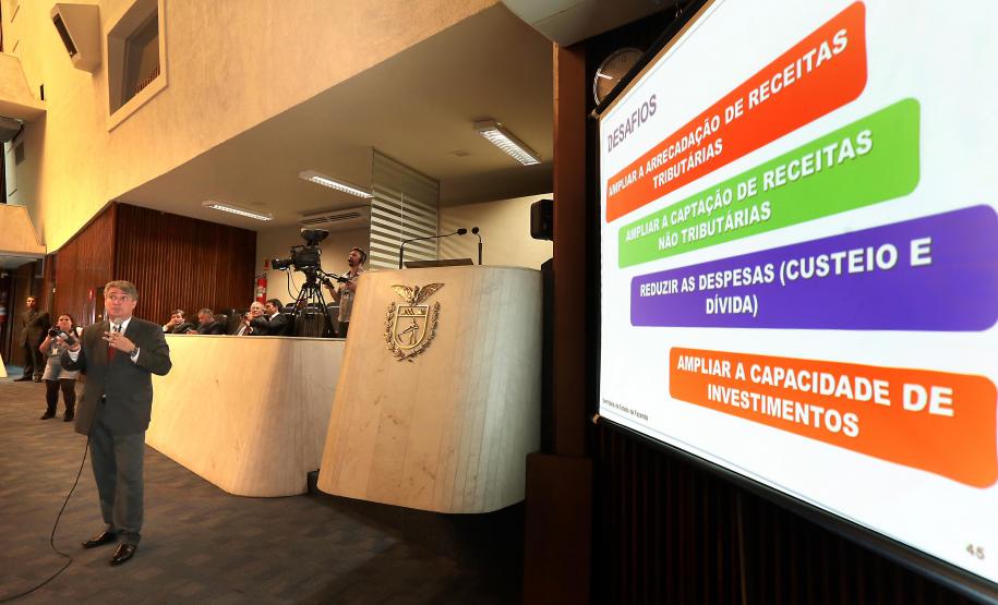 Em oito meses, Estado reduz despesa