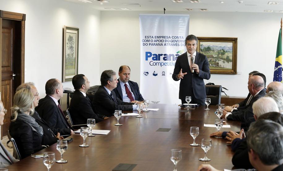 Governo libera R$ 100 milhões em créditos de ICMS para investimentos no Programa Paraná Competitivo