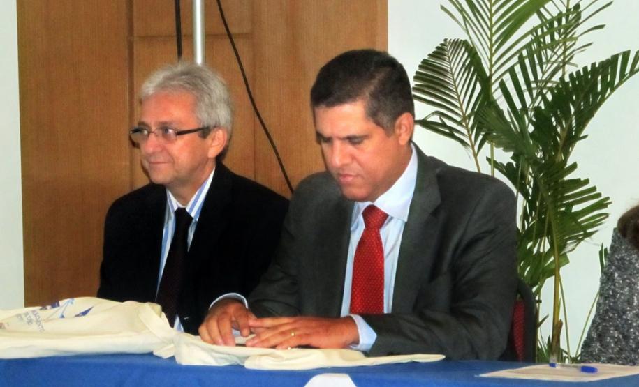 José Barroso Tostes Neto e Cláudio José Trinchão Santos, secretários da Fazenda do Pará e do Maranhão, respectivamente