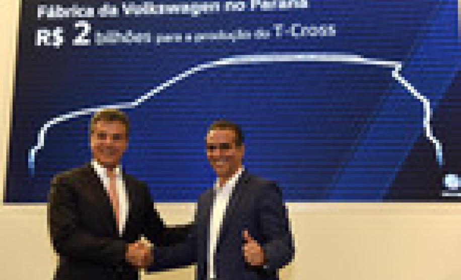 Com apoio do Estado, Volks investe R$ 2 bilhões no PR
