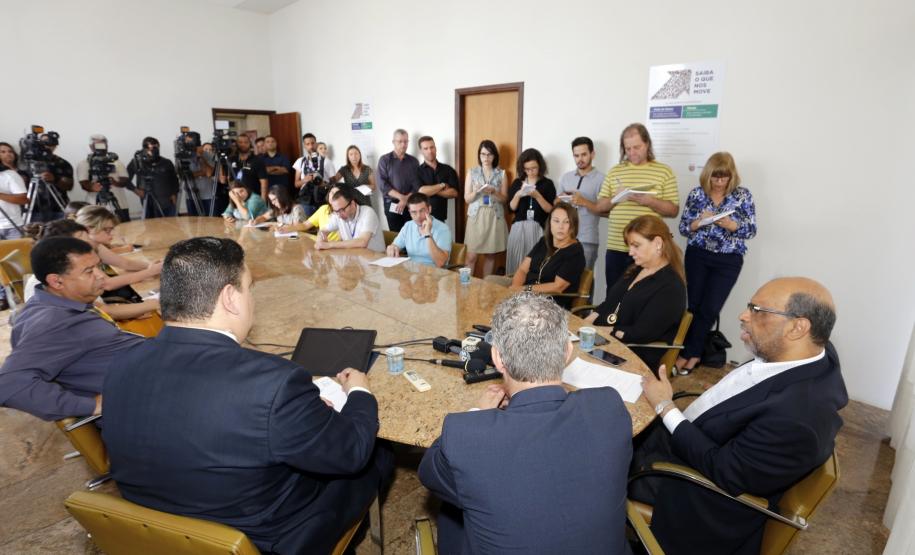 Governo cria força-tarefa para avaliar real situação financeira do Estado O secretário da Fazenda Renê de Oliveira Garcia Junior, detalha em entrevista coletiva a situação das contas do Estado, do novo SIAF, Sistema de Gestão Financeira do Governo e as medidas que vem adotando.