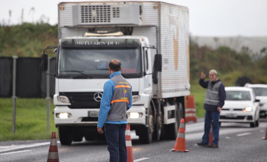 Fazenda e Receita Estadual fazem operação contra sonegação Fiscalização da receita estadual. Foto: José Fernando Ogura/ANPr - 30/05/2019